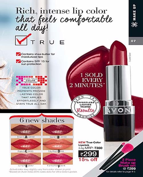 Avon Rich intense lip colour